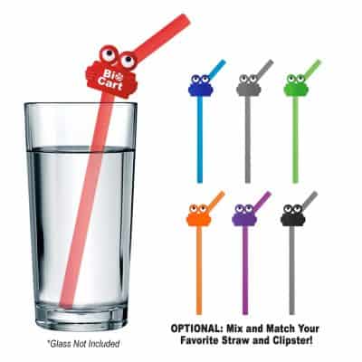 Silicone Straw With Clipster