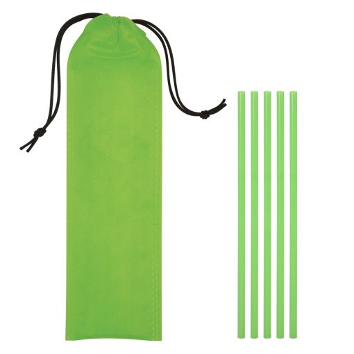 5-Pack On The Go Straws With Pouch-6