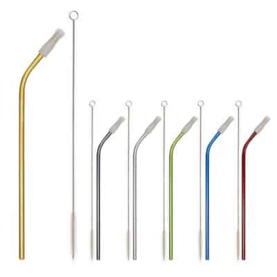 Bent Stainless Steel Straw-1
