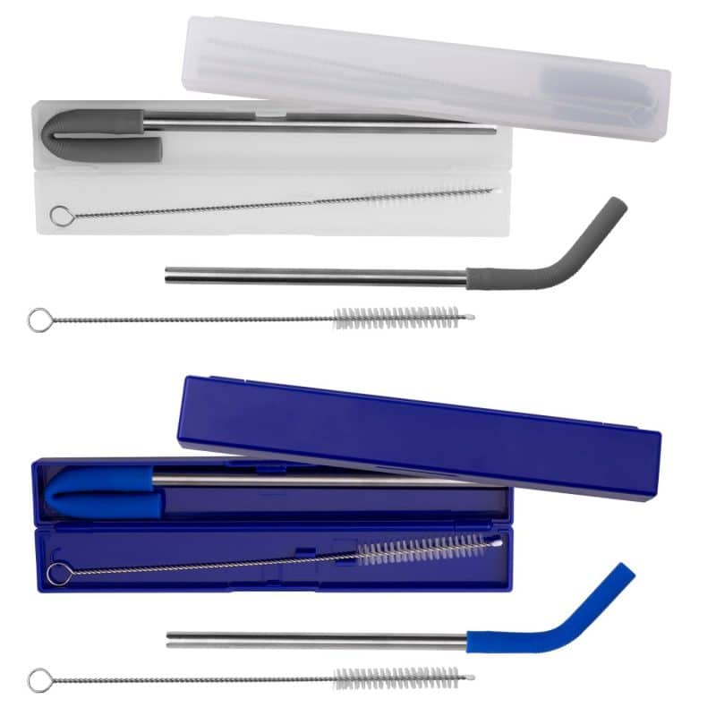 Custom Stainless Steel Metal Straw Set - 1