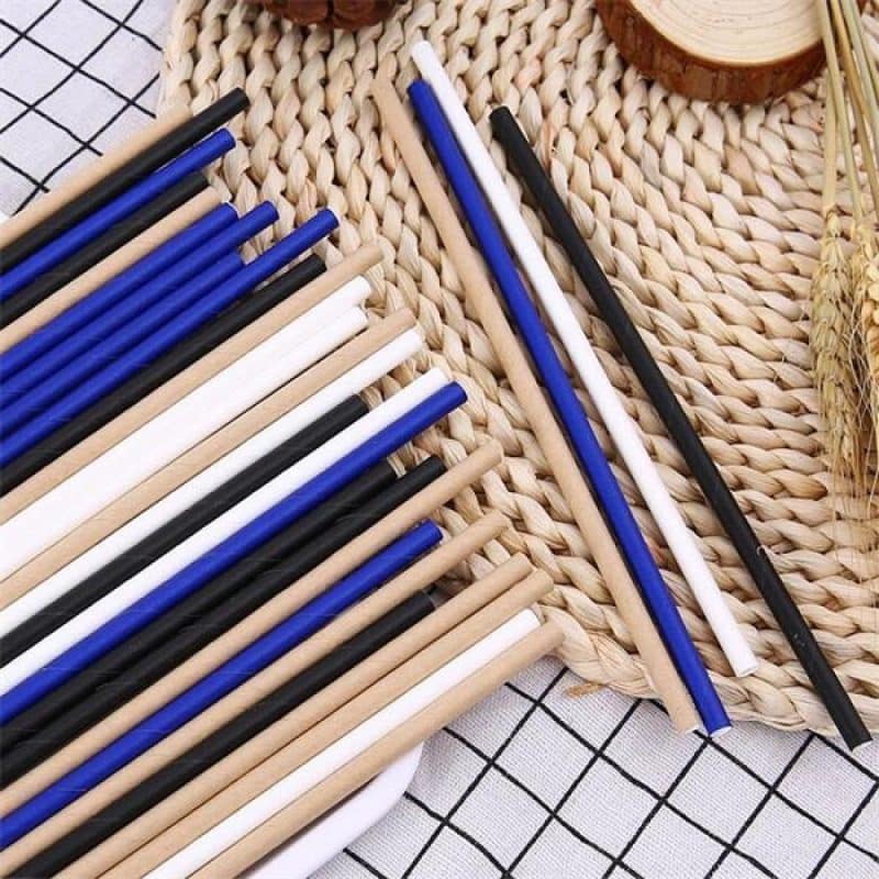 Custom Custom Biodegradable Imprinted Paper Straw - 2