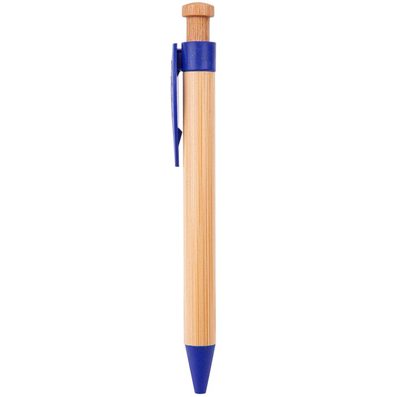 Custom The Camden Bamboo Retractable Wheat Straw Eco-Pen - 2