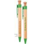 Custom The Camden Bamboo Retractable Wheat Straw Eco-Pen - 6