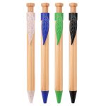 Custom The Camden Bamboo Retractable Wheat Straw Eco-Pen - 8