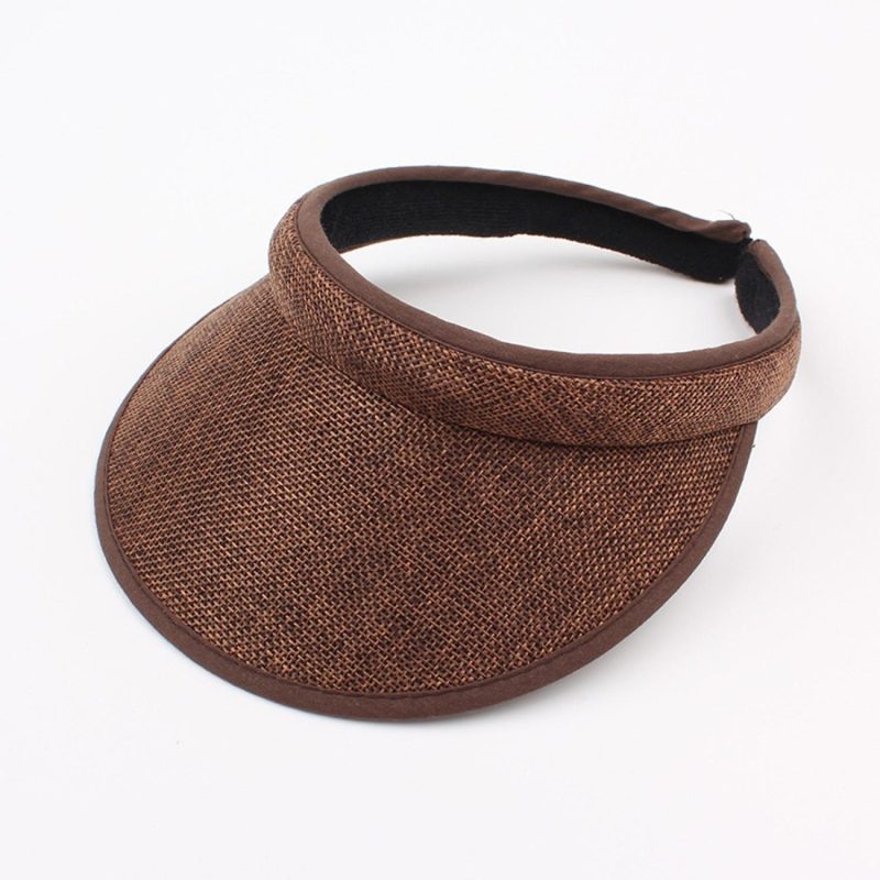 Custom Ventilated Paper Straw Sun Visor - 3