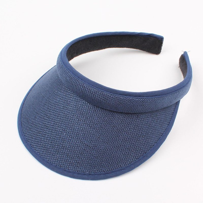 Custom Ventilated Paper Straw Sun Visor - 6