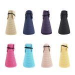 Custom Breathable Paper Straw Sun Visor - 2