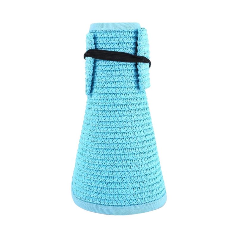 Custom Breathable Paper Straw Sun Visor - 3