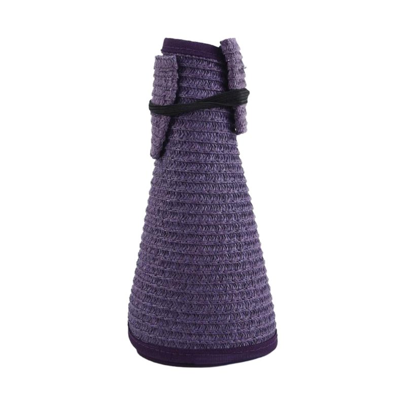 Custom Breathable Paper Straw Sun Visor - 4