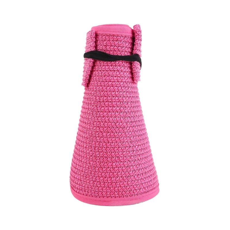 Custom Breathable Paper Straw Sun Visor - 6