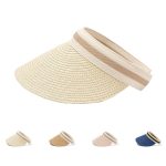 Custom Sun Shield Paper Straw Visor - 1