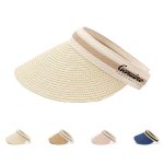 Custom Sun Shield Paper Straw Visor