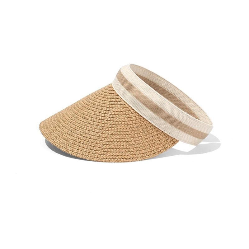 Custom Sun Shield Paper Straw Visor - 2