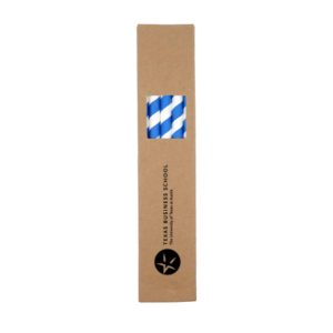 Custom 10 Pack Biodegradable Paper Straws in Paper Box (0.8 cm diameter)