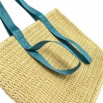 Custom Paper Straw Tote Bag - 1