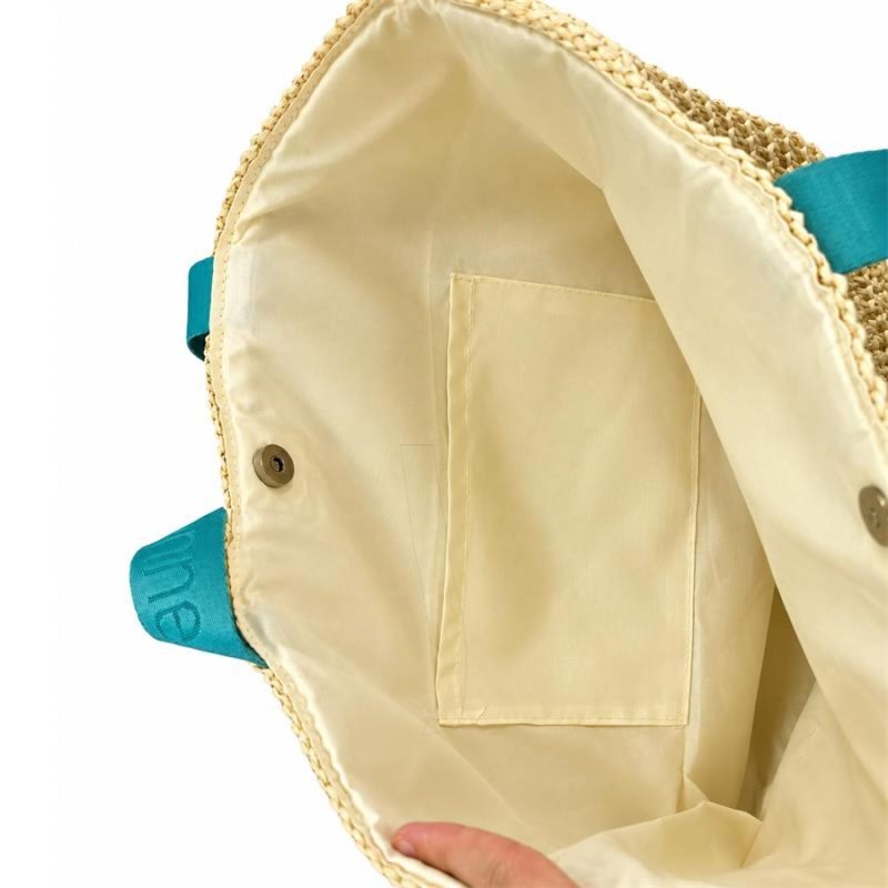 Custom Paper Straw Tote Bag - 2
