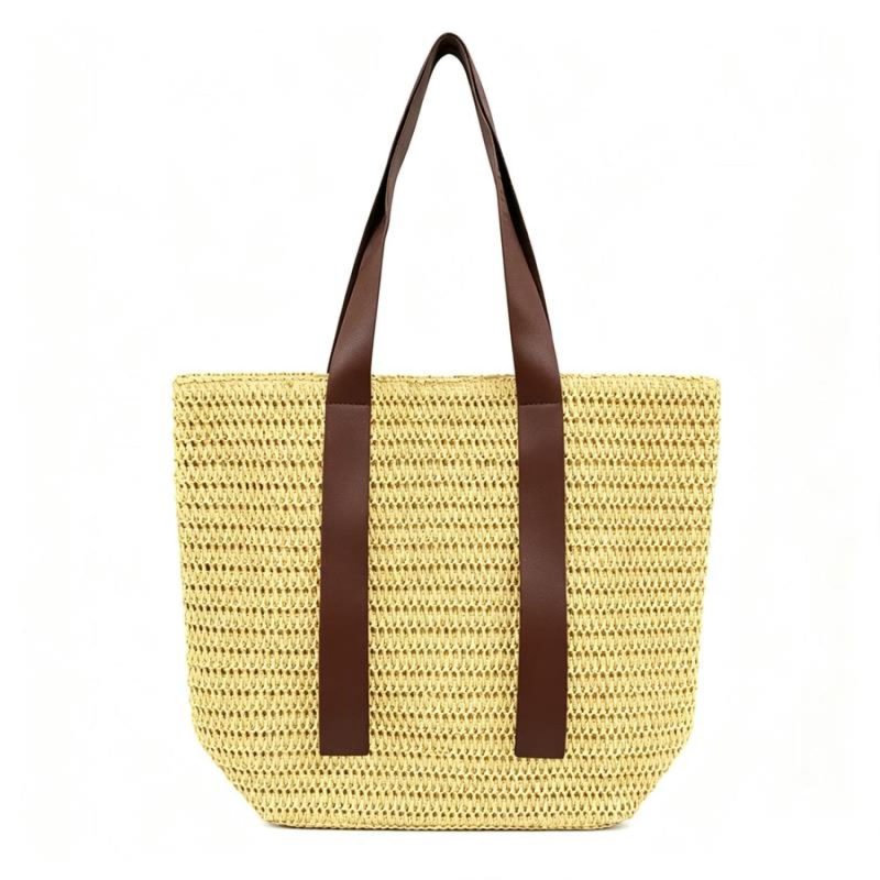 Custom Paper Straw Tote Bag - 5