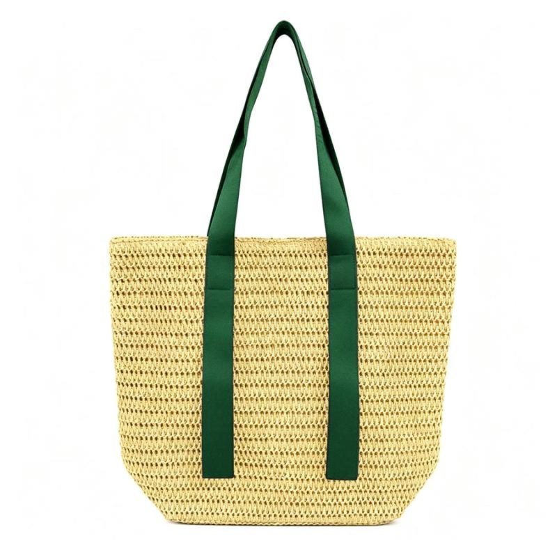 Custom Paper Straw Tote Bag - 7