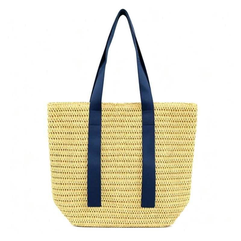 Custom Paper Straw Tote Bag - 8