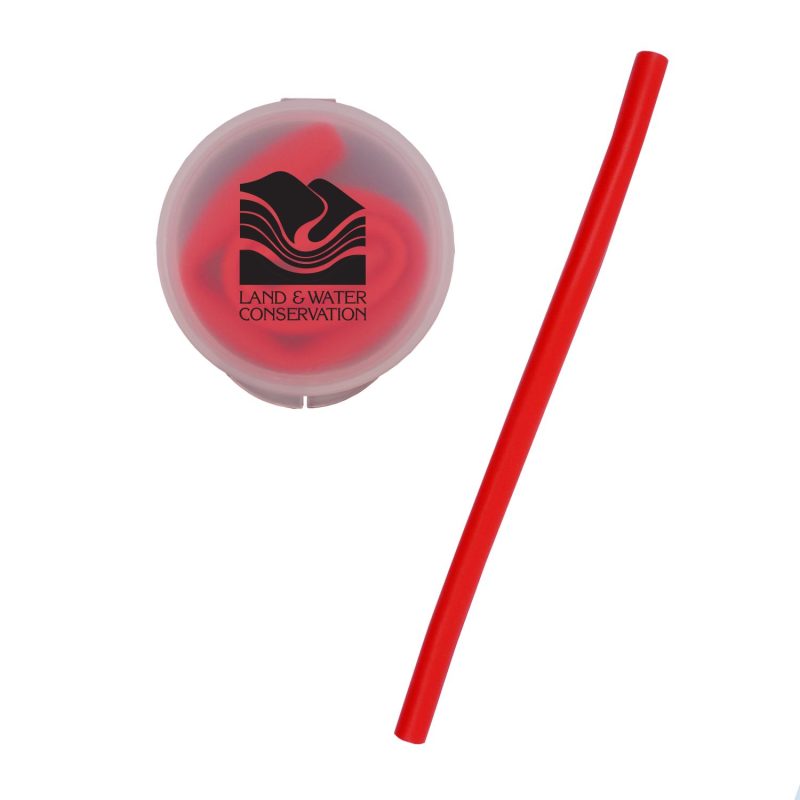 Custom Silicone Straw In Case
