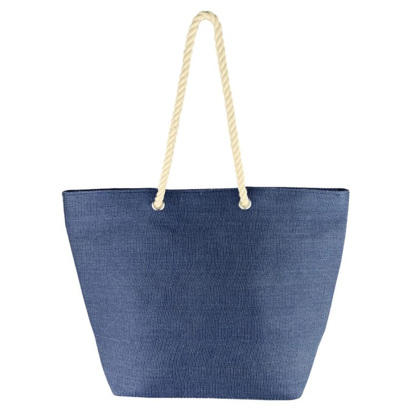 Custom Paper Straw Beach Tote - 1