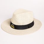 Custom Pinched-Crown Paper Straw Fedora - 1