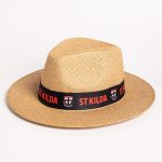 Custom Pinched-Crown Paper Straw Fedora - 2