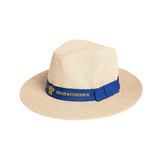 Custom Pinched-Crown Paper Straw Fedora