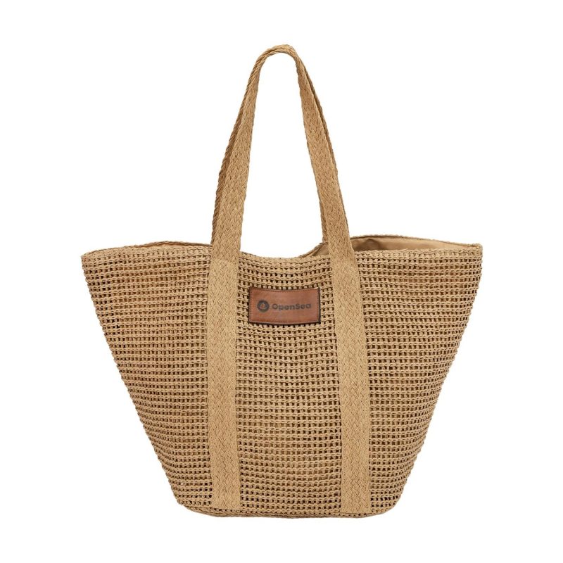 Custom The Castaway Straw Tote - 1