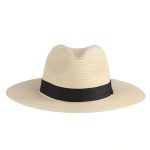Custom Breathable Paper Straw Fedora With Wide UV-Protective Brim - 1