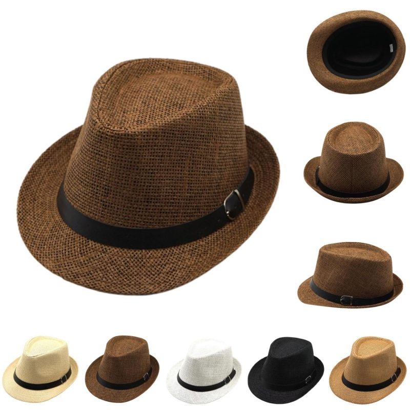 Custom Paper Straw Fedora - 1