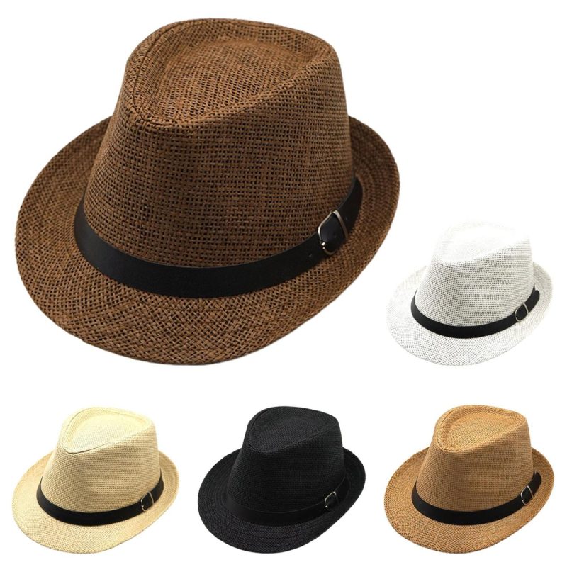 Custom Paper Straw Fedora - 2