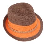 Custom Wide Brim Paper Straw Fedora - 2