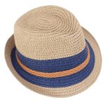 Custom Wide Brim Paper Straw Fedora - 3