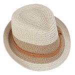 Custom Wide Brim Paper Straw Fedora - 5
